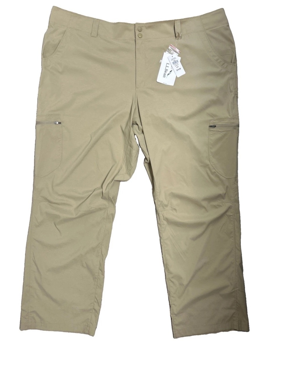 LL Bean Women’s 24W Vista Trekking Pants Sandstone Outdoor Gorpcore NEW